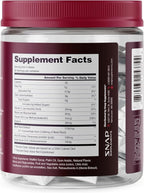 Snap Supplements Heart Beets Beet Root Soft Chews, Cardiovascular Support Supplement for Men & Women, CoQ10 & Acai, Energy & Circulation Support, Sugar Free, Mixed Berry, 60 Soft Chews