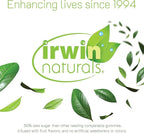 Irwin Naturals Gummies Maca Root + Ashwagandha, Adaptogenic Stress, Energy & Vitality Support, Vegan, 42 Gummies