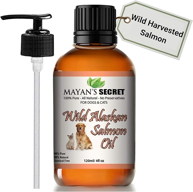 Mayan's Secret Pure Carrier and Essential oils for Skin Care, Hair, Body Moisturizer for Face-Anti Aging Skin Care (Wild Alaskan Salmon Oil, 4oz)