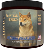 Shiba Inu Multivitamins, 90 Count, Made in the USA with Real Bacon