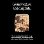 David High Protein Bars - 0g of Sugar, Low Carb, Gluten Free - 28g of Protein, 150 Calories - On-The-Go Snack - Chocolate Chip Cookie Dough Flavor, Pack of 12
