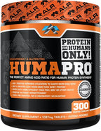 HumaPro Essential Amino Acid Formula | EAA Protein Supplement | Supports Muscle Recovery & Performance | Vegan, Gluten Free | | 300 Tablets / 60 Servings