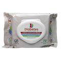 Diabetes Support Wipes® - All-Natural pH-Specific Foot & Body Wipes for Diabetics, Soothes Dry, Itchy & Irritated Skin, Relieves Neuropathy Pain, Supports Healing, Helps Prevent Complications - 72ct