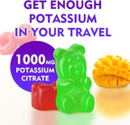 Potassium Citrate Gummies, High Potency Potassium Supplement Gummies for Adults Women & Men, Support Leg Cramps & Muscle Health, Sugar-Free, Mixfed Fruit Flavor, 120 Count