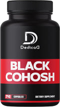 DEDICAD 1000mg Black Cohosh for Menopause Hot Flashes - 240 Capsules for 4-Month Supply - Support for Body Management, Women's Health & Immune System