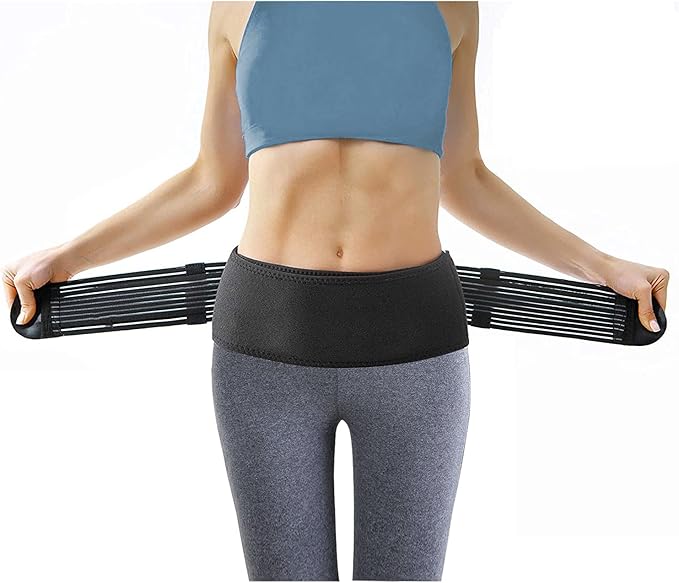 Si Belt Sacroiliac Belt for Women and Men That Alleviate Sciatic, Pelvic,Lower Back and Leg Pain, Stabilize SI Joint,Breathable Anti-Slip Sacroiliac Hip Brace Fit Hip Size 30" - 45"