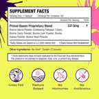 Primal Queen Female-Optimized Beef Organ Superfood Supplement – Grass-Fed, Pasture-Raised Beef Liver, Kidney, Heart, & More – Hormone Balance & Energy for Women – Pack of 2