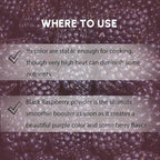 Black Raspberry Powder 8 oz, Natural Powder for Beverages, Cooking