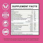 PCOS Vitamins Gummies for Women Hormone Balance & PCOS Relief & Fertility Support, 60 Ovarian Support Vitamins with Inositol for Healthy Menstrual Cycle, Inositol Gummies for Hirsutism and Acne