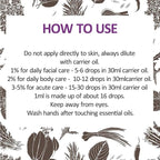 Deve Herbes Pure Petitgrain Essential Oil (Citrus aurantium Amara) Steam Distilled 50ml (1.69 oz)