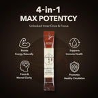 DailyUp Korean Red Ginseng Extract Stick 1000mg - Boost Energy | Enhance Memory | Support Immune System | Vegan | Liquid Supplements (10 Sticks)