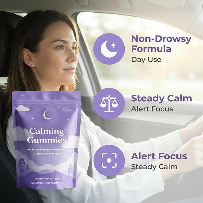 IRMI Calming Sleep Gummies with Ashwagandha, Magnesium, L-Theanine & Lemon Balm, 60 Gummies