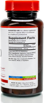 Olympian Labs DIM Supplement 100mg - Daily Capsules - Diindolylmethane for Men and Women, 100 Mg, 60 Count