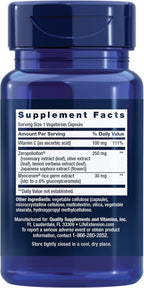 Life Extension Daily Skin Defense, Vitamin C, ceramides, Rosemary, Lemon Verbena, Helps Fight oxidative Stress & The Appearance of Wrinkles, Gluten-Free, Once-Daily, Non-GMO, Vegetarian, 30 Capsules