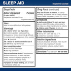 Puregen Labs Doxylamine Succinate 25mg | Nighttime Sleep Aid | Safe & Effective | Non-Habit Forming Sleep Aid | Made in USA | 225 Tablets