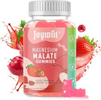 Magnesium Malate Gummies 1000mg | Magnesium Malate with L-Theanine, CoQ10 & Vitamin B6 | High Potency Stress Relief & Muscle Support | Non-GMO, Vegan, Gluten-Free | 60 Chewable