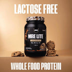 REDCON1 MRE LITE Whole Food Protein Powder, Oatmeal Chocolate Chip - Lactose Free Meal Replacement with Animal Protein Blends - Easy to Digest Formula - Only 4g Carb per Serving (30 Servings)
