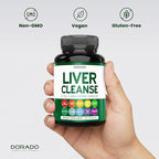 Liver Cleanse Detox & Repair (27 in 1 Formula - Milk Thistle, Dandelion Root, Turmeric, Artichoke Extract & More) - Detox Cleanse Supplement, Liver Support for Adults, Vegan - 60 Capsules (Pack of 2)