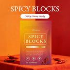 Spicy Blocks for Couples - Peach Flavor Intimacy Gummies, with Maca and Traditional Botanicals, Romantic Mood Enhancer for Women & Men (1)