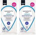 Summer's Eve Ultimate Odor Protection Daily Feminine Wipes, Gentle pH-Balanced Formula with Boric Acid Cleanses & Removes Vaginal Odor, Resealable Pack, 32 Body Wipes (Pack of 2)