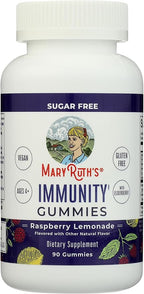 MARYRUTH'S Sugar Free Immunity Gummies | Powerful Blend | Elderberry Vitamin C & Zinc | Vitamin D3 & Echinacea | Immune Support Supplement | Gummies for Kids & Adults | Vegan | Non GMO | 90ct