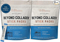 Live Conscious Beyond Collagen Peptides Powder Unflavored Packets-Hydrolyzed Collagen Powder-Hair Skin Nail & Joint Support- I II III V & X Grass-Fed Collagen Supplements for Women & Men 30 Pack (2pk)
