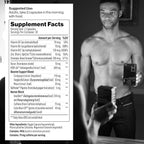 Mdrive Boost and Burn Testosterone Support Supplement with Zinc, KSM-66 Ashwagandha, 120 Capsules