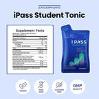 JUNG Kwan Jang iPass Student Tonic - Adaptogen Energy Drink Supplement with Korean Red Ginseng, Jujube, Astragalus & Angelica - Daily Support for School and Activities (30 Pouches, 1.69 fl oz)