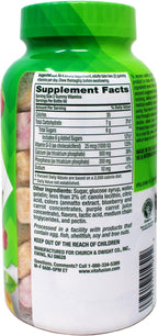 Vitafusion Gummies Calcium with Vitamin D3, 100 Count, Pack of 2