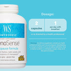 Natural Factors - WomenSense MenoSense Menopause Formula, Natural Support for Hot Flashes & Night Sweats, 180 Vegetarian Capsules
