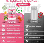 Cortisol Supplement for Women, 17-in-1 Cortisol Reducer, Hormone Harmony for Women, Cortisol Manager with Ashwagandha, Magnesium Glycinate, 30 Capsules