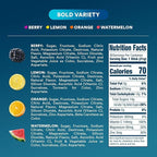 DripDrop Hydration Packets - Bold Variety Pack - Single Serve Electrolytes Powder Drink Mix - Watermelon, Berry, Lemon, Orange - Non-GMO, Gluten Free, Vegan - 80 Sticks