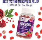 Menopause Supplement for Women - Complete Multi-Benefit Menopause Relief Gummy for Mild Hot Flashes & Night Sweats, Natural Balance & Energy Support, Menopausal Vitamins, Gluten Free - 60 Gummies