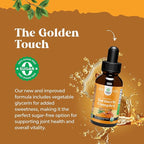 Organic Turmeric Liquid Drops for Adults - Liquid Turmeric Curcumin with Black Pepper Cinnamon and Ginger for Joints Digestion Immunity & More-Organic Supplement Concentrate - 2 Fl Oz (2 Pack)