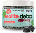 Zeolite Detox for Kids & Adults, Heavy Metal Zeolite & Chlorella Detox Gummies, Alternative to Activated Charcoal, Gentle Daily Toxin Cleanse for Kids & Adults, 60 Green Apple Vegan Gummies