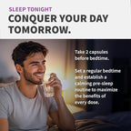 12-in-1 Melatonin Sleep Capsules - Natural Sleep Aids for Adults with Melatonin 5mg and Magnesium Glycinate 500mg, Sleep Aid with Ashwagandha, L Theanine, Valerian Root, GABA, 5-HTP (90ct, Pack of 1)
