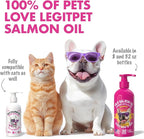Wild Alaskan Salmon Oil for Dogs & Cats - Pure Fish Omega 3 6 9 Liquid EPA DHA Fatty Acids - Skin & Coat Supplement - Supports Joint Function, Brain, Eye, Immune & Heart Health - Made in USA 32 oz
