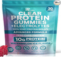 Zero Carb 100% Clear Whey Isolate Protein Gummies + Electrolyte | 300g Total Protein per Bag | Plant Based Ingredients with Vitamins for Men & Women Gluten Free Non-GMO | Watermelon |120 Count