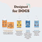 Natural Dog Company Arctic Omega Oil for Dogs – Salmon, Pollock, Krill & Algal, DHA Supports Skin & Coat, Joint Mobility, Cognitive Health & Immune Wellness, Liquid Fish Oil Pump,16 oz