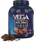 Vega Protein + Recovery, Chocolate – 30g Vegan Protein, Dairy & Gluten Free, Probiotics, NSF Certified, 4.4 lbs (45 Servings)
