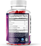 Magnesium Citrate Gummy - High Absorption Magnesium Gummies for Adults & Kids - Enhanced Bioavailability Form Mag Citrate Supplement - Improved Vegan Formula - Delicious Raspberry Flavor - 60 Gummies