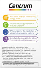 Centrum Multivitamin for Women, Multivitamin/Multimineral Supplement with Iron, Vitamin D3, B Vitamins and Antioxidant Vitamins C and E, Gluten Free, Non-GMO Ingredients - 120 Count