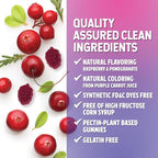 Nature's Nutrition Probiotics for Women Gummies with Cranberry - 6 Premium Strains for PH Balance, Digestive Health, Vaginal & Immune Support, Women's Probiotic Gummy for Feminine Health - 60 Gummies