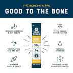 Bare Bones Lemon Ginger Bone Broth Instant Powdered Mix Packets | 5g Collagen | 10g Protein | Keto & Paleo Friendly | No Artificial Flavors | Rich Savory on-the-go 16 Pack