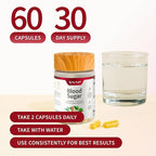 Snap Supplements Blood Sugar Blend with Berberine, CoQ10, Cinnamon, and Gymnema to Support Already Healthy Blood Sugar, Metabolic Health and Energy, Sugar Free, 60 Capsules 3-Pack (Packaging May Vary)