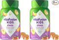 Vitafusion Kids Melatonin Gummy Supplements,Tropical Peach Flavored Sleep Support Supplements (1),50 Count (Pack of 2)