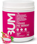 RAW Pre Workout Powder, Thavage (Dragon Fruit) - Chris Bumstead Sports Nutrition Supplement for Men & Women - Cbum Pre Workout for Working Out, Hydration, Mental Focus & Energy - 40 Servings