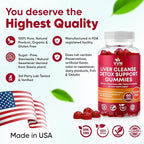 VVNaturals Sugar-Free 26-in-1 Liver Cleanse Detox & Repair Fatty Liver Formula Gummies; 3000mg Blend of Glutathione, Silymarin Milk Thistle, Choline, TUDCA | Liver Detox Gummies - 60 Vegan Ct