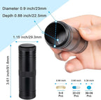 Pill Case 2 Times a Day - Portable Metal Pill Box Daily Waterproof Travel Pill Container, Pill Holder Organizer for Vitamin/Fish Oil/Supplements, 1 Pack Pill Box