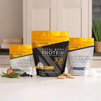 Transformation Protein Super Blend | Egg White, Collagen Peptides, and Plant Protein | 15 Billion CFU Probiotics | Digestive Enzymes | MCT Oil | Low Carb Shake for Men & Women | Variety, 10 pack